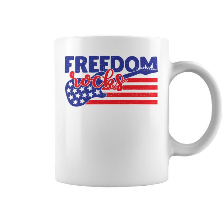 Freedom Rocks Musician Guitarist 721 Shirt Coffee Mug