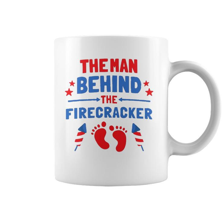 Funny 4Th Of July The Man Behind The Firecracker  Daddy Coffee Mug