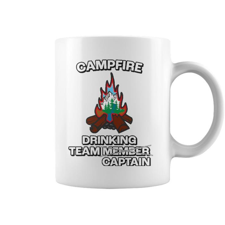 Funny Campfire Team Captain - Great Camping Coffee Mug