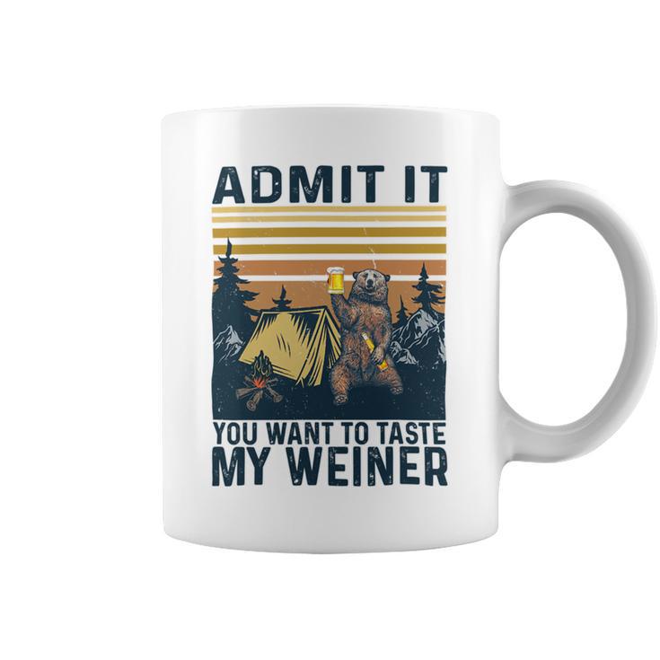 Funny Camping Admit It You Taste My 57 Shirt Coffee Mug