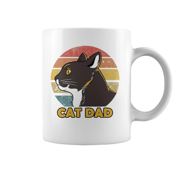 Funny Cat Dad Fathers Day Coffee Mug