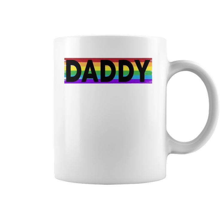 Funny Pride Daddy Proud Gay Lesbian Lgbt Gift Fathers Day  Coffee Mug