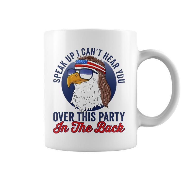 Funny Redneck 4Th Of July American Flag Usa Eagle Mullet Coffee Mug