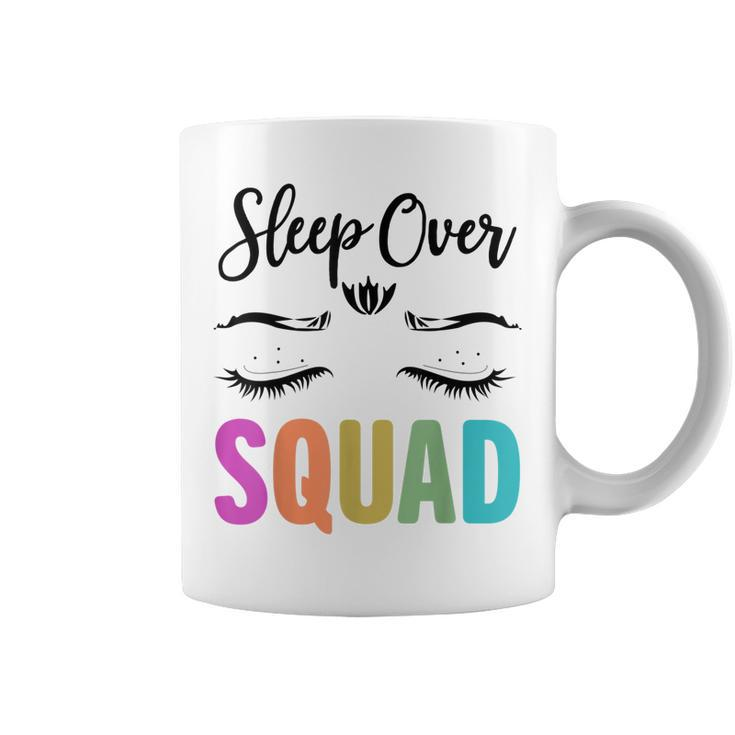 Funny Sleepover Squad Pajama Great For Slumber Party  V2 Coffee Mug