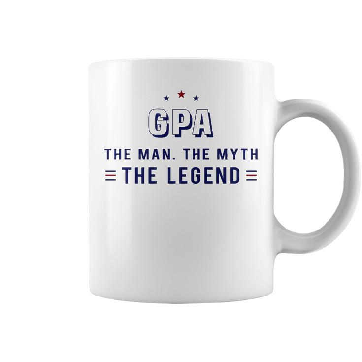 G Pa Grandpa Gift   G Pa The Man The Myth The Legend V4 Coffee Mug