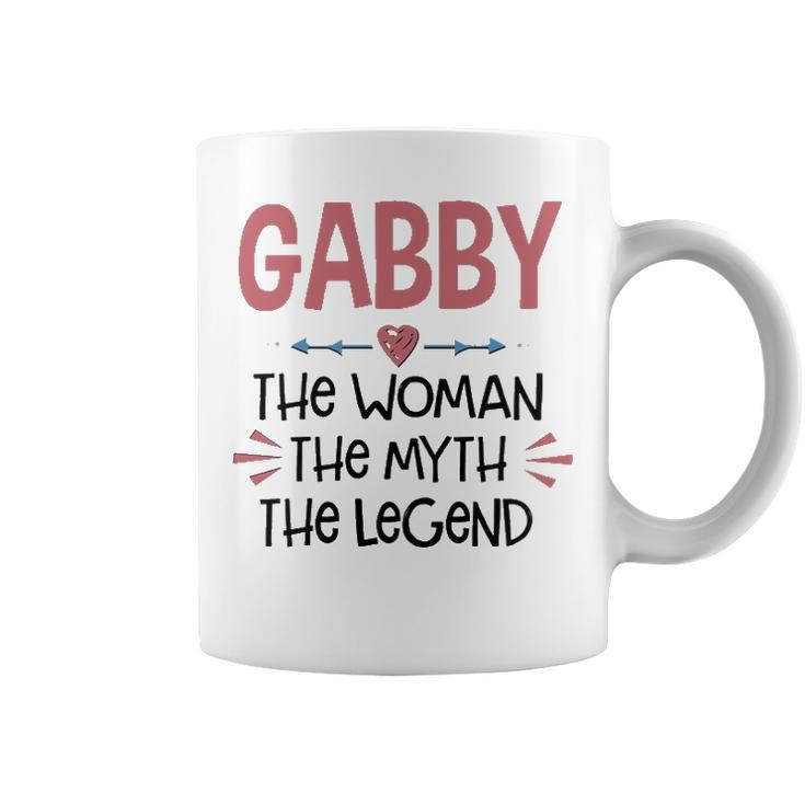 Gabby Grandma Gift   Gabby The Woman The Myth The Legend Coffee Mug
