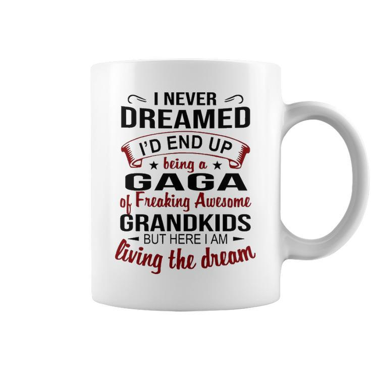 Gaga Grandma Gift   Gaga Of Freaking Awesome Grandkids Coffee Mug