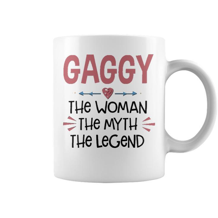 Gaggy Grandma Gift   Gaggy The Woman The Myth The Legend Coffee Mug