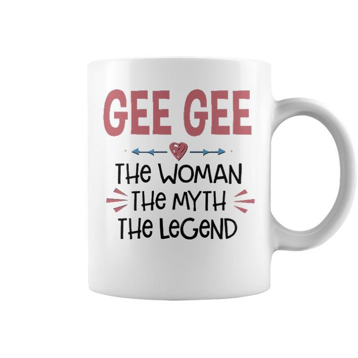 Gee Gee Grandma Gift   Gee Gee The Woman The Myth The Legend V2 Coffee Mug