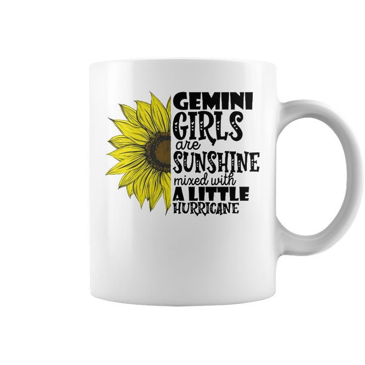 Gemini Girls Are Sunshine Mixed With A Little Hurricane V2 Coffee Mug