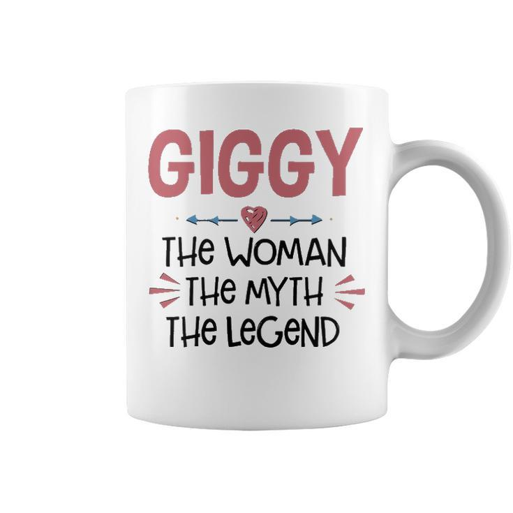 Giggy Grandma Gift   Giggy The Woman The Myth The Legend Coffee Mug