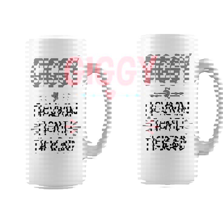 Giggy Grandma Gift   Giggy The Woman The Myth The Legend Coffee Mug
