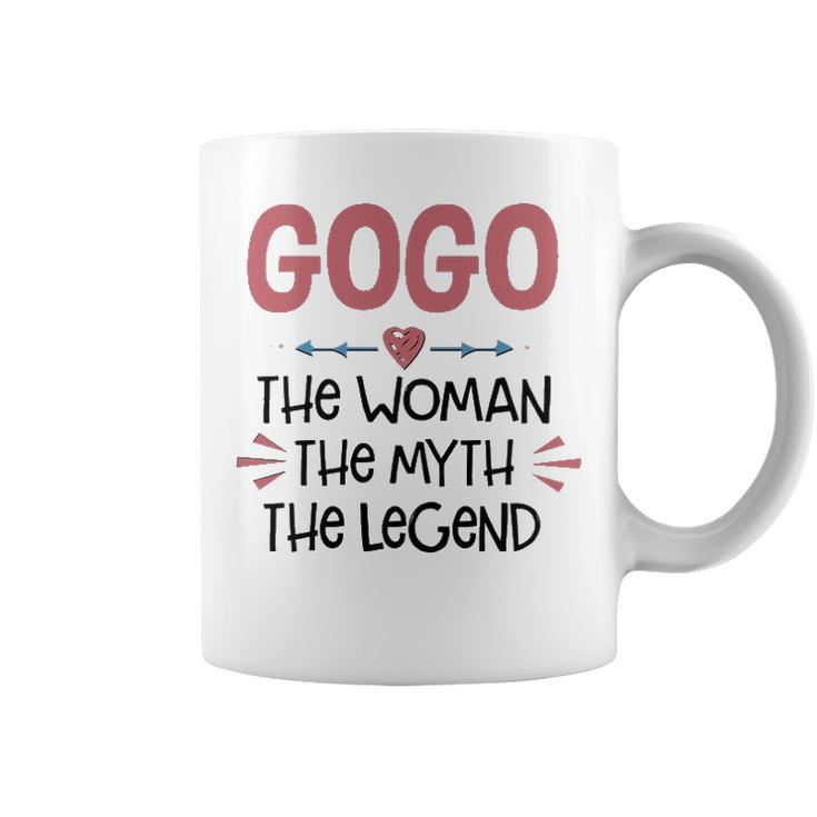 Gogo Grandma Gift   Gogo The Woman The Myth The Legend Coffee Mug