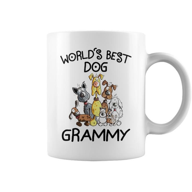Grammy Grandma Gift   Worlds Best Dog Grammy Coffee Mug