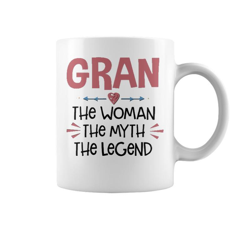 Gran Grandma Gift   Gran The Woman The Myth The Legend Coffee Mug