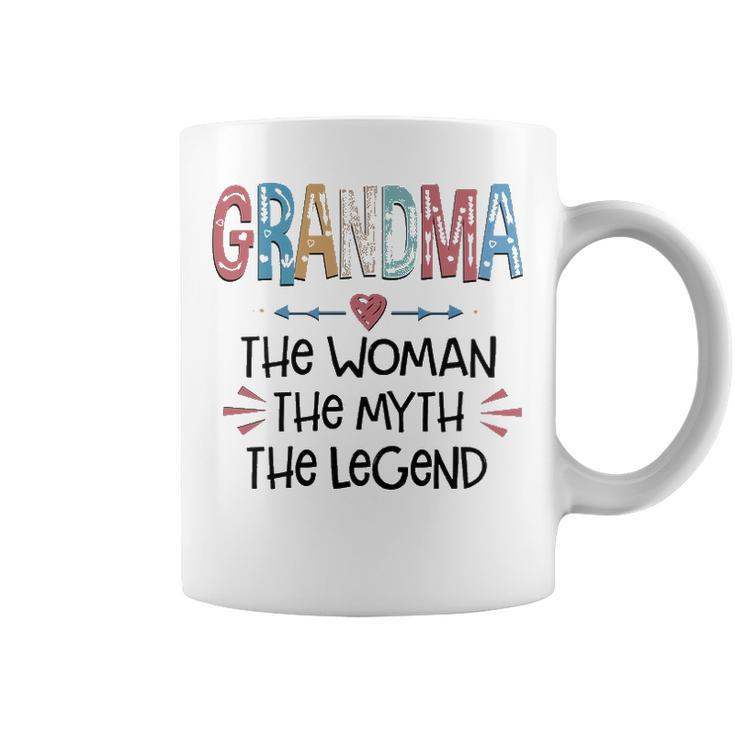 Grandma Gift   Grandma The Woman The Myth The Legend Coffee Mug