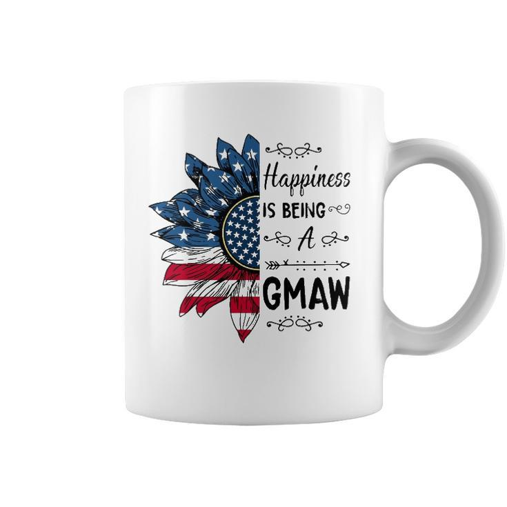 Happiness Is Being A Gmaw Sunflower 4Th Of July Coffee Mug