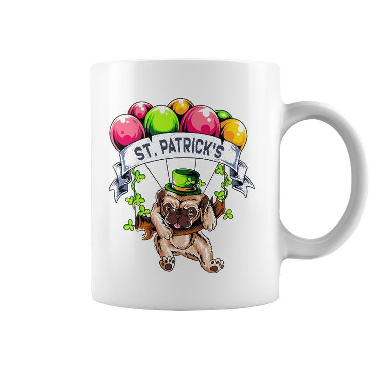 Happy StPatricks Day Pug Lover Gift Coffee Mug