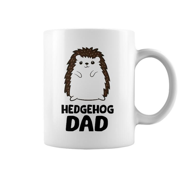 Hedgehog Dad Fathers Day Cute Hedgehog Coffee Mug