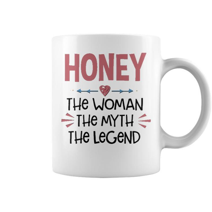 Honey Grandma Gift   Honey The Woman The Myth The Legend Coffee Mug