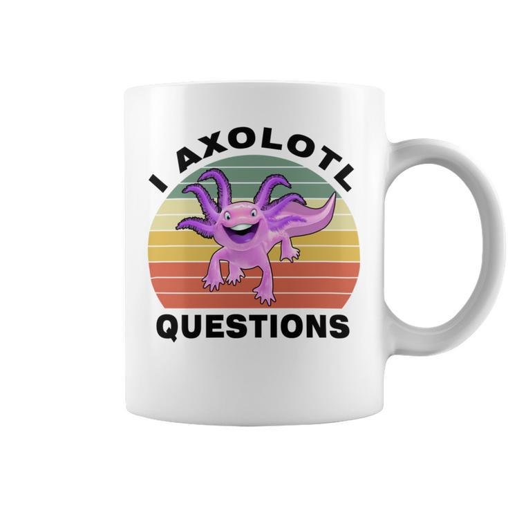 I Axlotl Questions Cute Axlotl V2 Coffee Mug