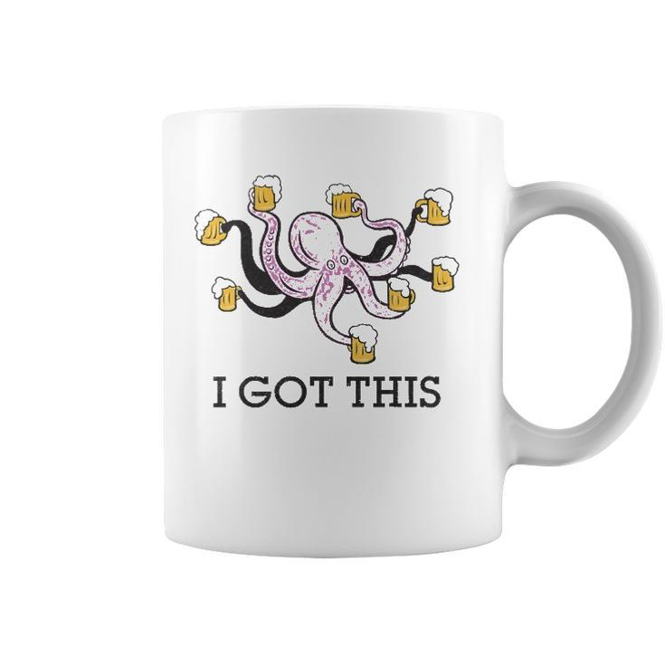 I Got This Funny Beer Octopus Bartender Server Coffee Mug