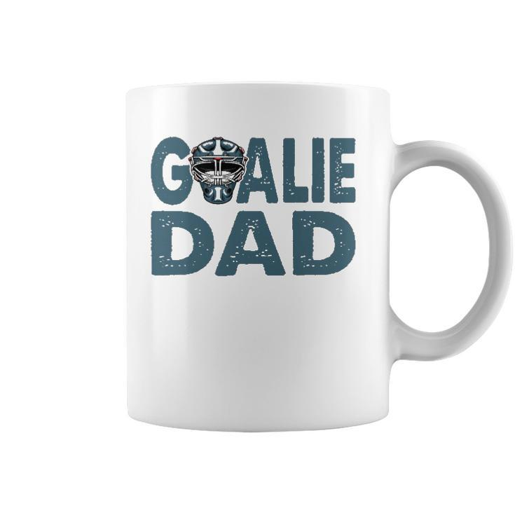 Ice Hockey Helmet Goalie Dad Hockey Player Gift Coffee Mug