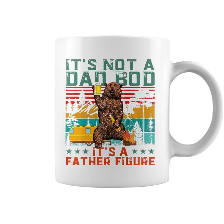 Its Not A Dad Bod Its Father Figure Funny Bear Beer Lover  Coffee Mug