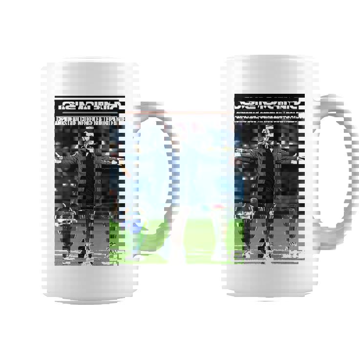 Jose Mourinho Manager Win All Three Major European Trophies Coffee Mug