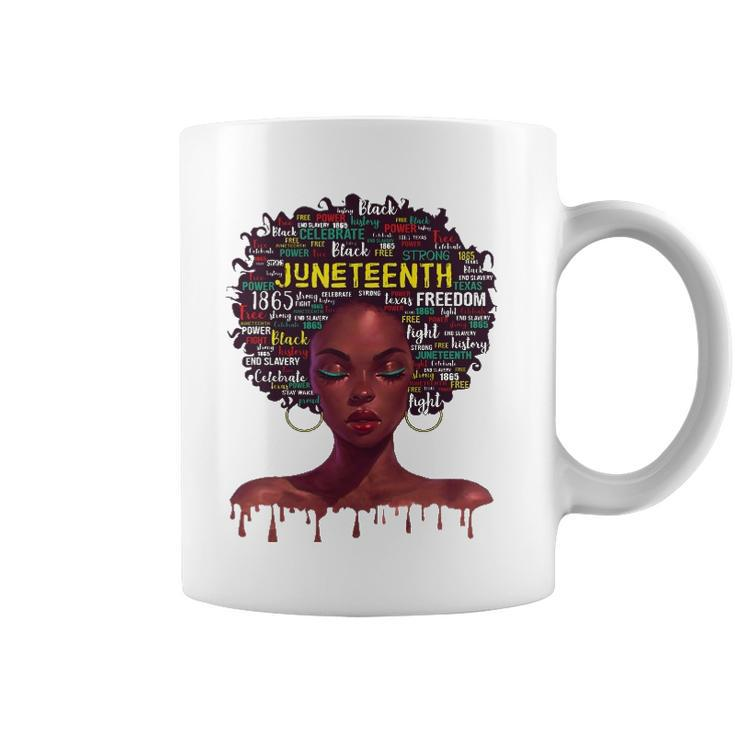 Juneteenth S For Women Afro Beautiful Black Pride 2022 African American Coffee Mug