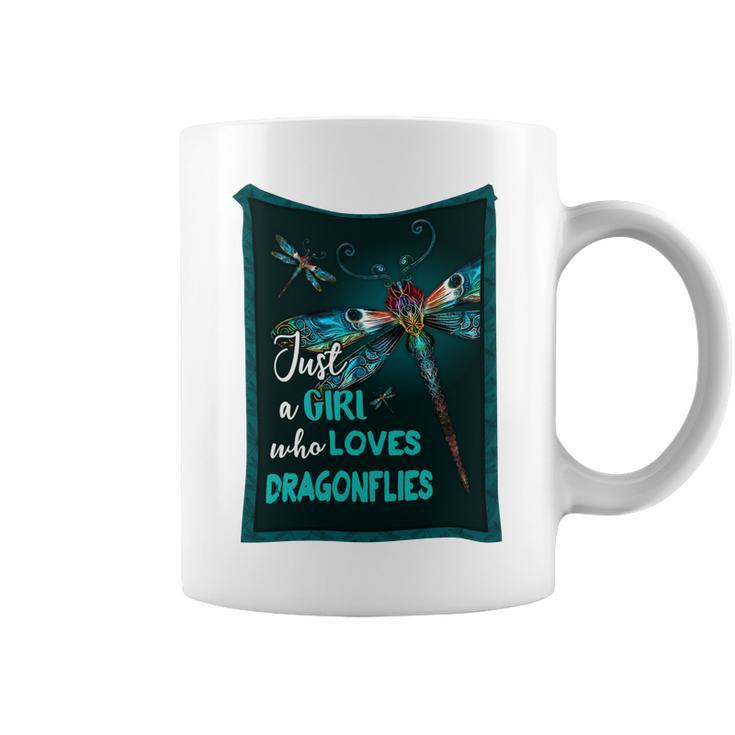 Just A Girl Who Loves Dragonfly Coffee Mug