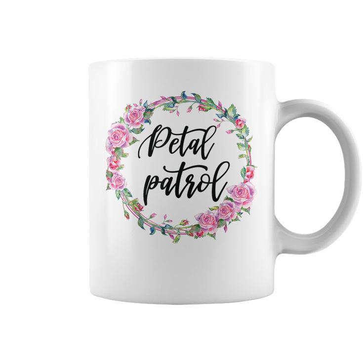 Kids Flower Girl Wedding Bridal Party Petal Patrol  Coffee Mug