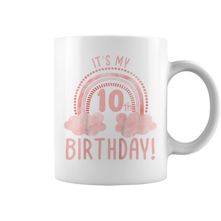 Kids Its My 10Th Birthday 10 Years Old Tenth Birthday  Coffee Mug