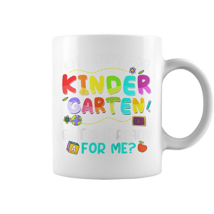 Kids Ready For Kindergarten Back To School First Day Boys Girls Coffee Mug