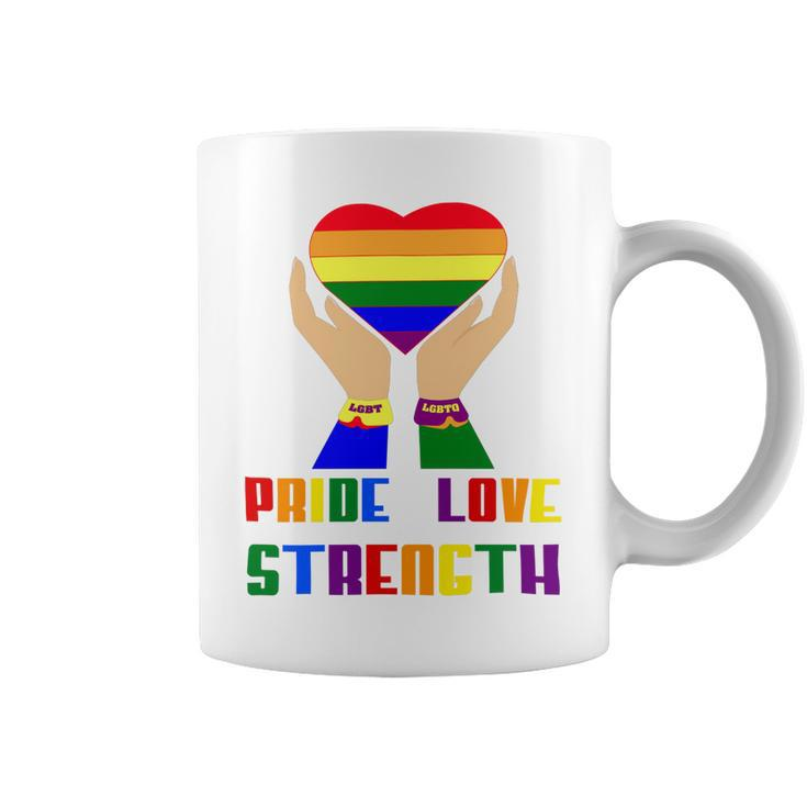 Lgbt Pride Month  Lgbt History Month Slogan Shirt Lgbt Love Heart Coffee Mug