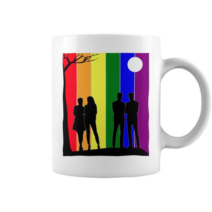 Lgbt Pride Month  Lgbt History Month Slogan Shirt Respect Love Coffee Mug