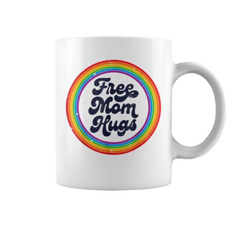 Lgbtq Free Mom Hugs Gay Pride Lgbt Ally Rainbow Lgbt  Coffee Mug