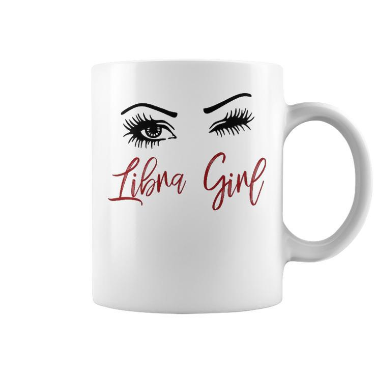 Libra Girl Gift   Libra Girl Wink Eyes Coffee Mug