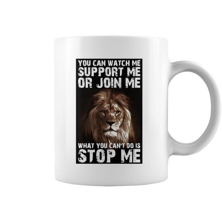 Lion  Dont Stop Me Coffee Mug