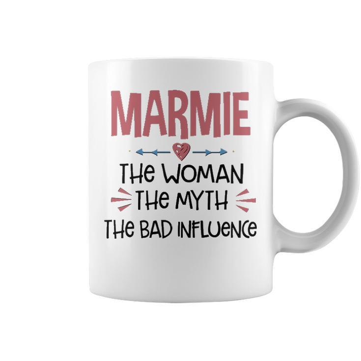 Marmie Grandma Gift   Marmie The Woman The Myth The Bad Influence Coffee Mug