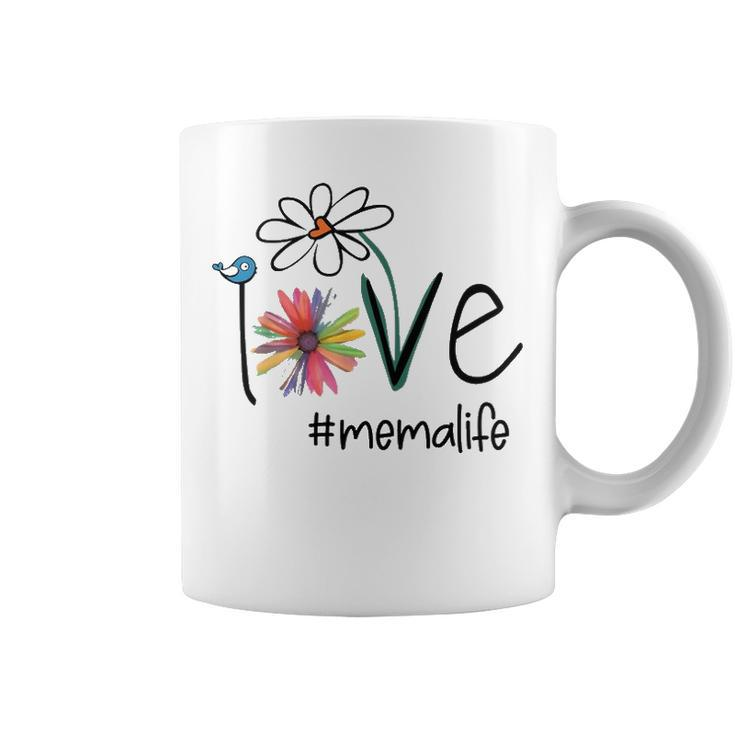 Mema Grandma Gift Idea   Mema Life Coffee Mug
