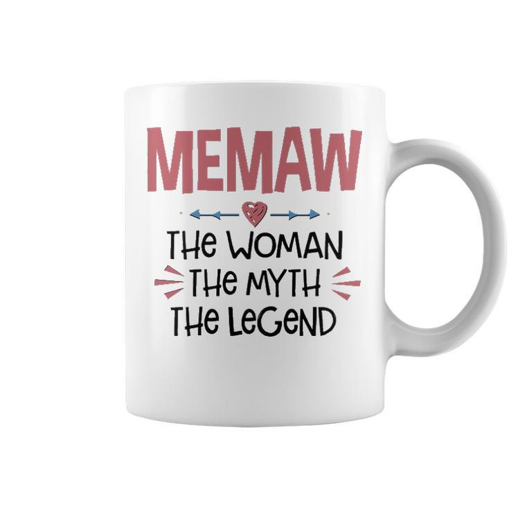 Memaw Grandma Gift   Memaw The Woman The Myth The Legend Coffee Mug