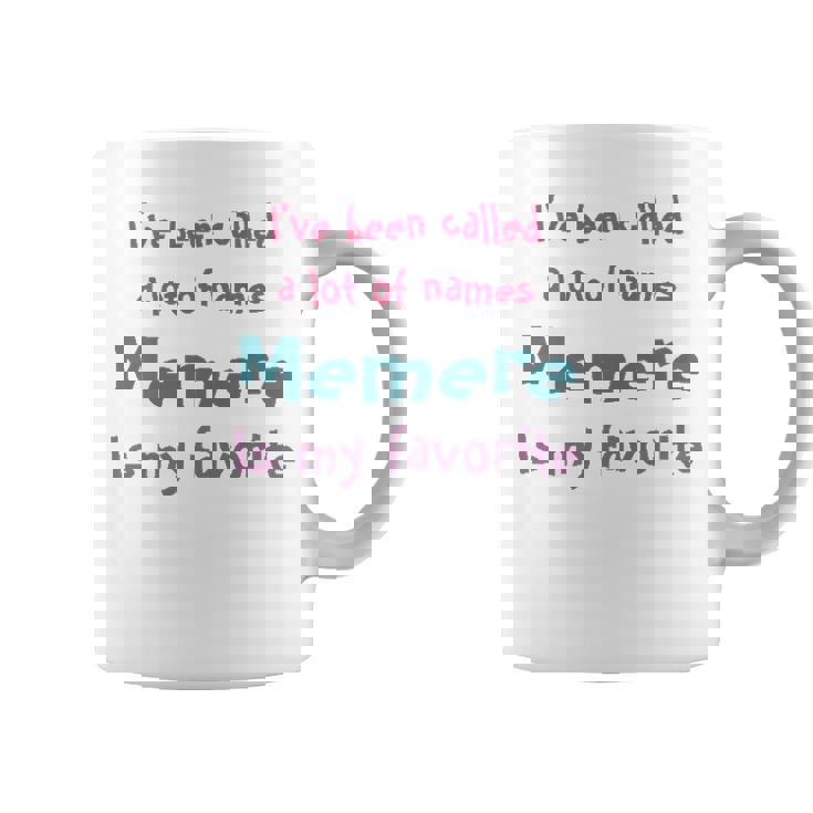 Memere Grandma Gift Memere Is My Favorite Coffee Mug | Seseable