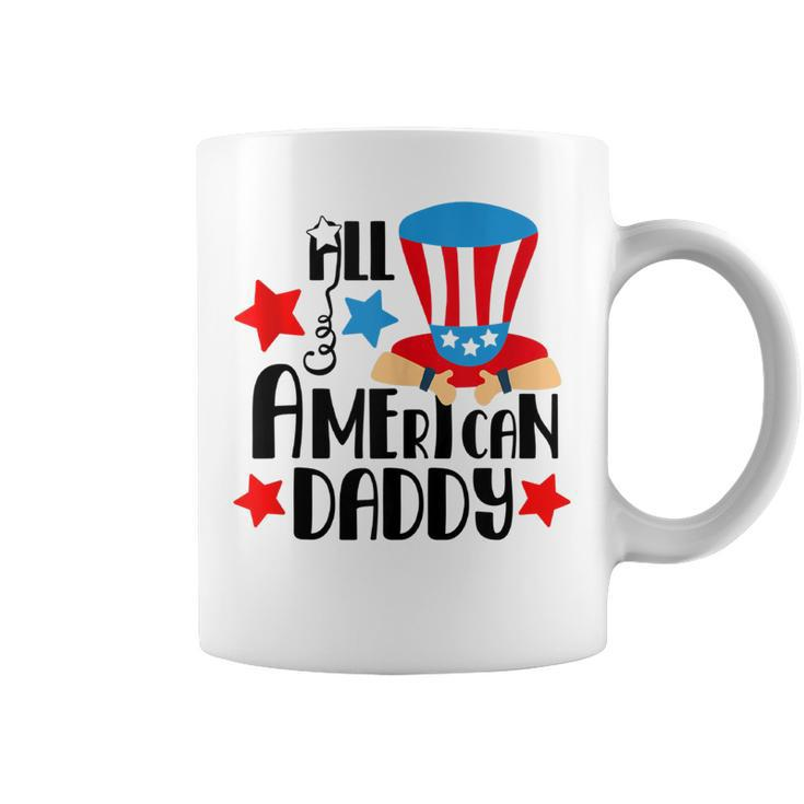 Mens All American Daddy - 4Th Of July  For Dad  Coffee Mug