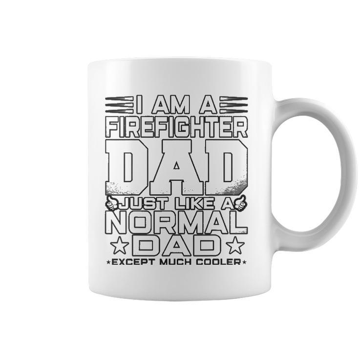 Mens Funny Firefighter Dad Gift Firefighter Fathers Day Gifts Coffee Mug