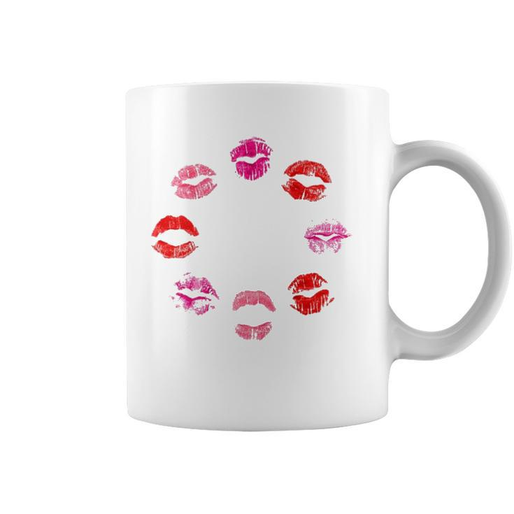 Mens Kiss Lipstick Print Lip Design Makeup Cute And Trendy Design  Coffee Mug