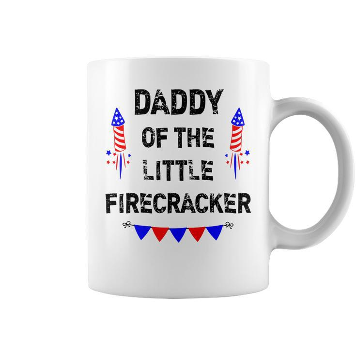Mens Mens 4Th Of July Dad Daddy Of The Little Firecracker Gifts   Coffee Mug