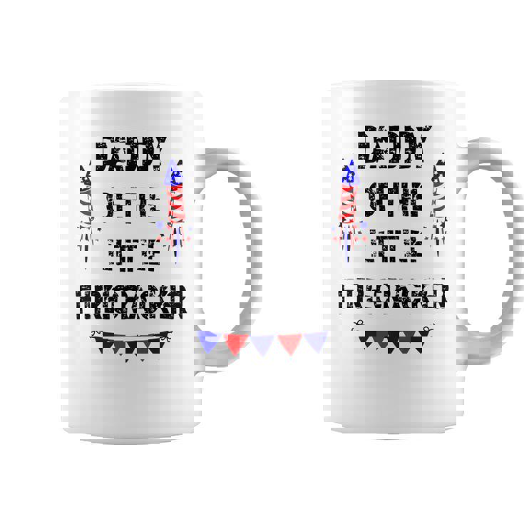 Mens Mens 4Th Of July Dad Daddy Of The Little Firecracker Gifts   Coffee Mug