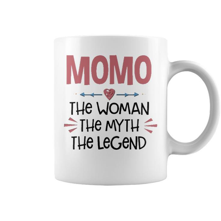 Momo Grandma Gift   Momo The Woman The Myth The Legend Coffee Mug