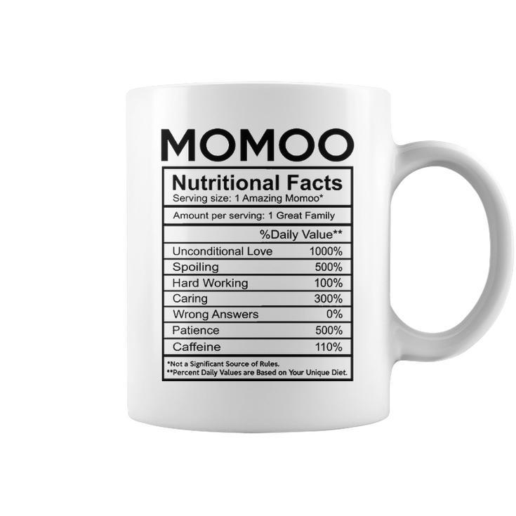 Momoo Grandma Gift   Momoo Nutritional Facts Coffee Mug